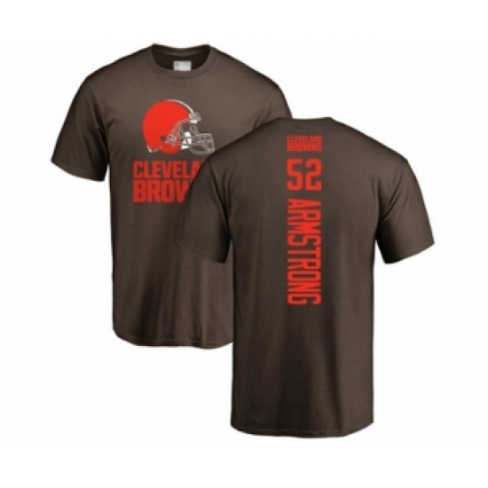 Football Cleveland Browns #52 Ray-Ray Armstrong Brown Backer T-Shirt - Jersey