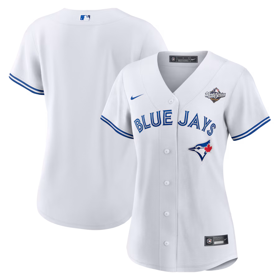Women's Toronto Blue Jays Nike White 2025 World Series Home Replica Jersey - Jersey