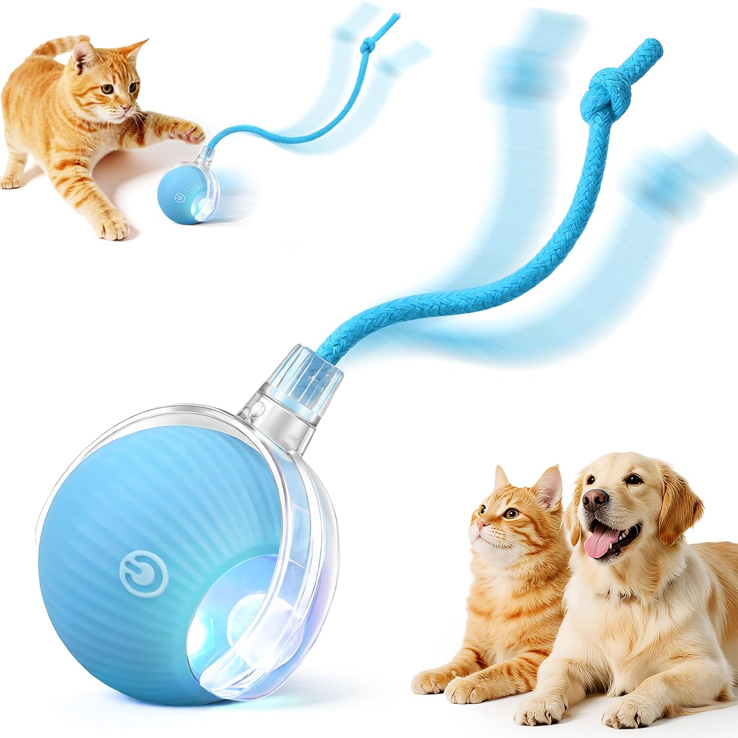 Automatic Rechargeable Pet Fun Spinner