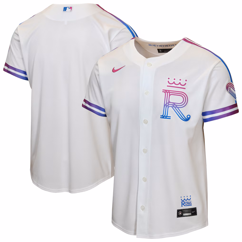 Youth Kansas City Royals Nike White 2026 City Connect Stadium Jersey - Jersey