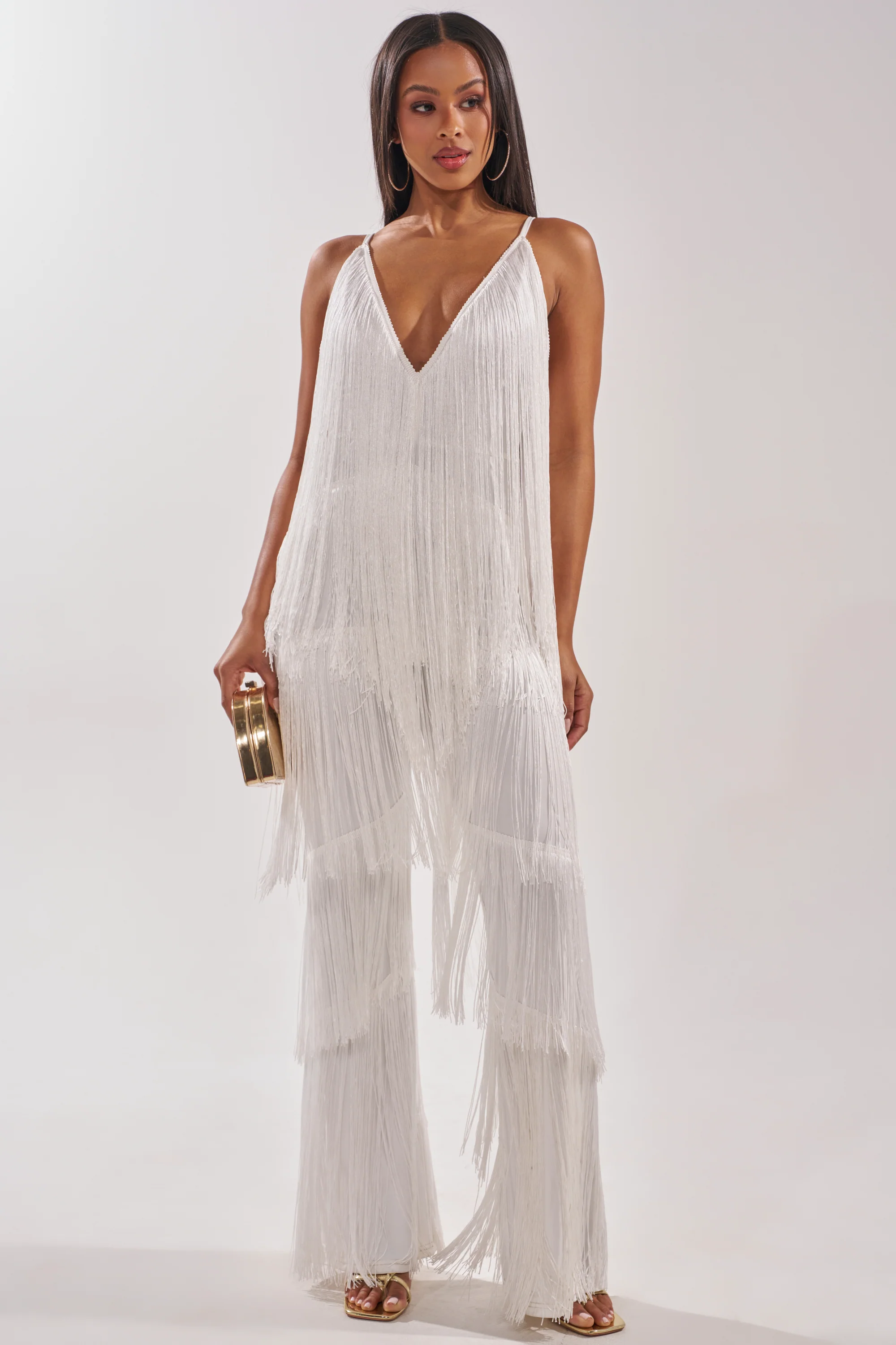 BAECATION FRINGE JUMPSUIT - Akira Wear