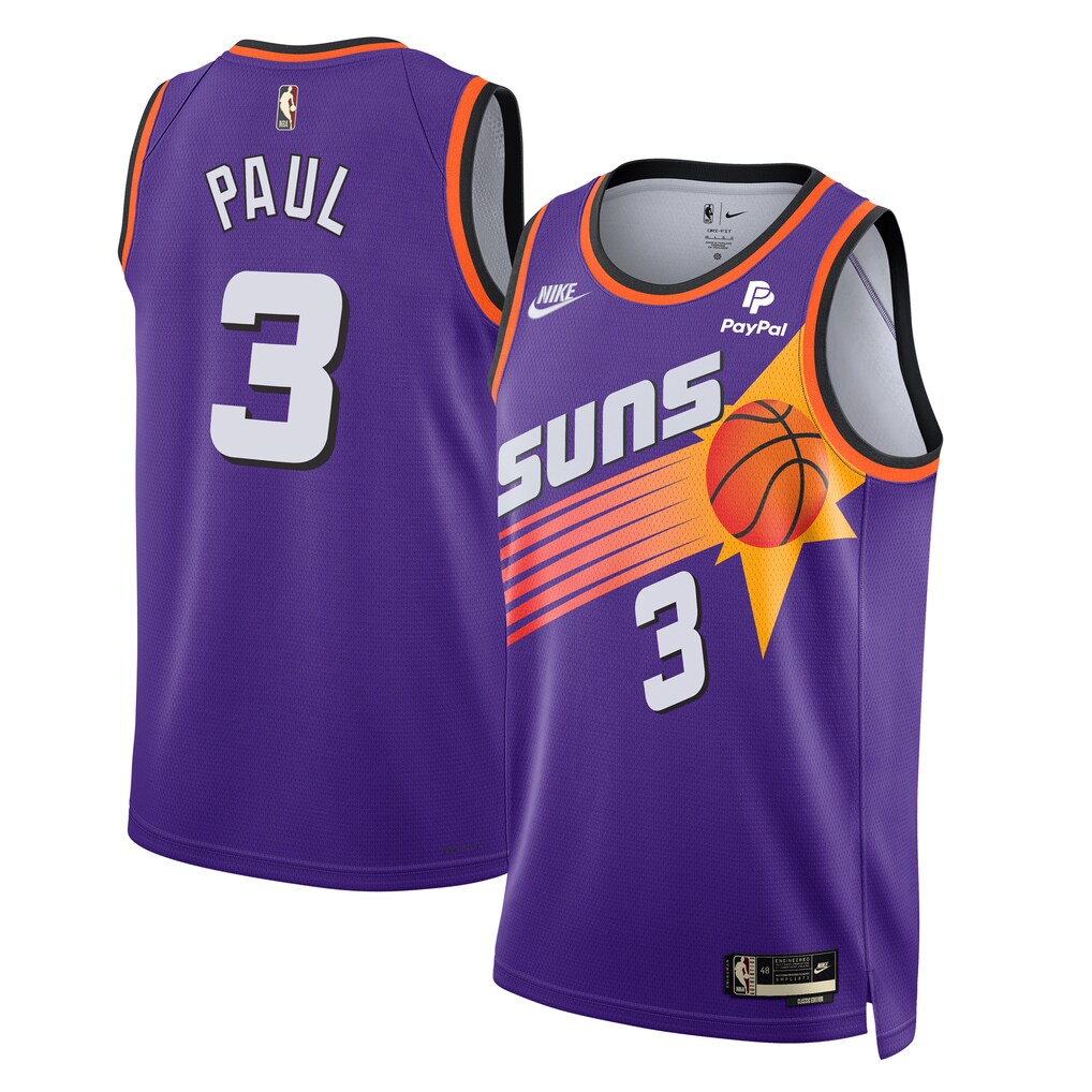 Men's Phoenix Suns Chris Paul Nike Purple Swingman Jersey - Classic Edition - Jersey