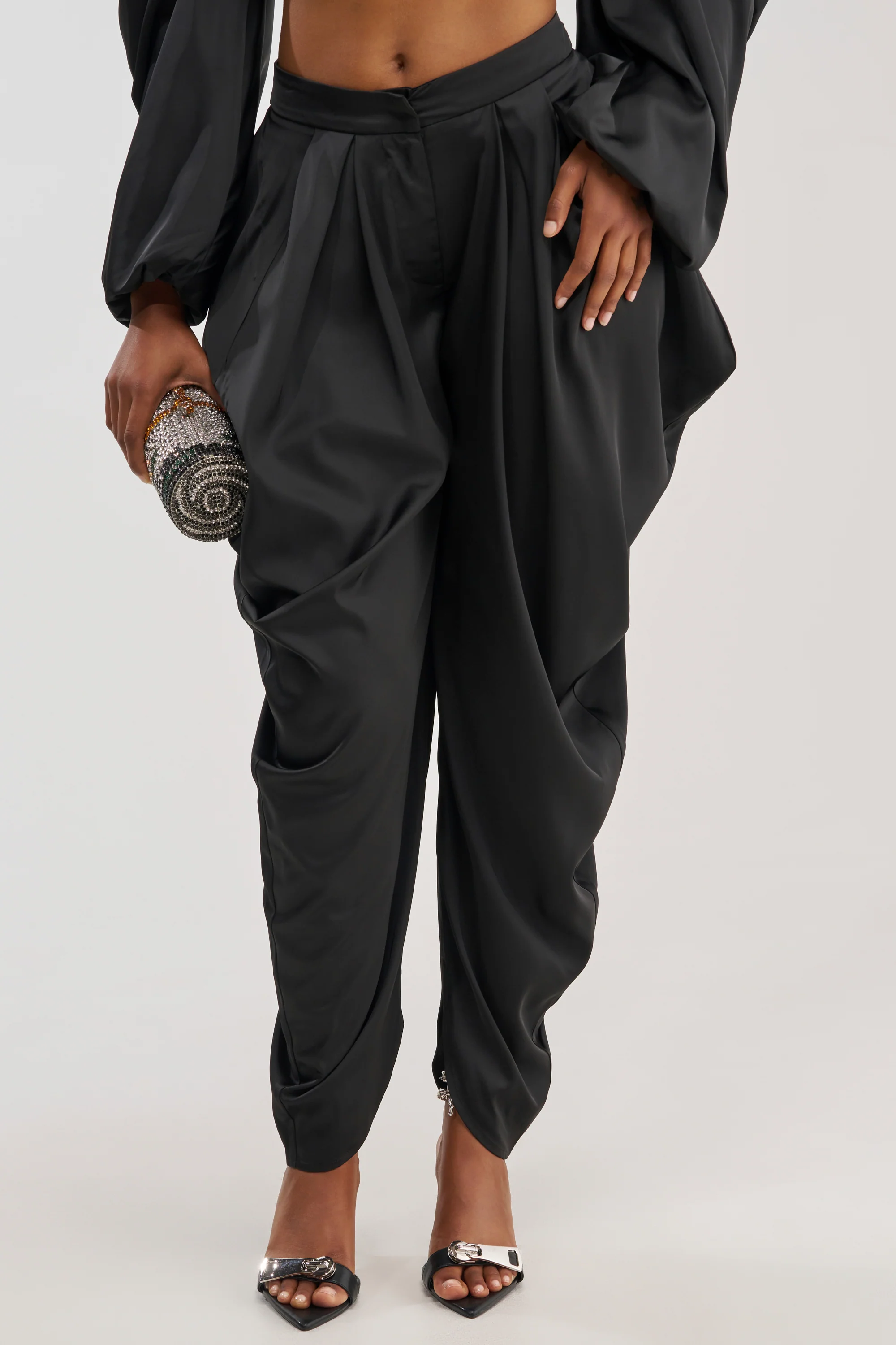 DRIP DRIP TROUSER IN BLACK - Akira Wear