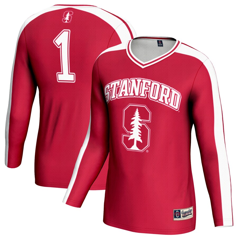 Youth GameDay Greats Cardinal Stanford Cardinal #1 Lightweight Volleyball Fashion Jersey - Jersey
