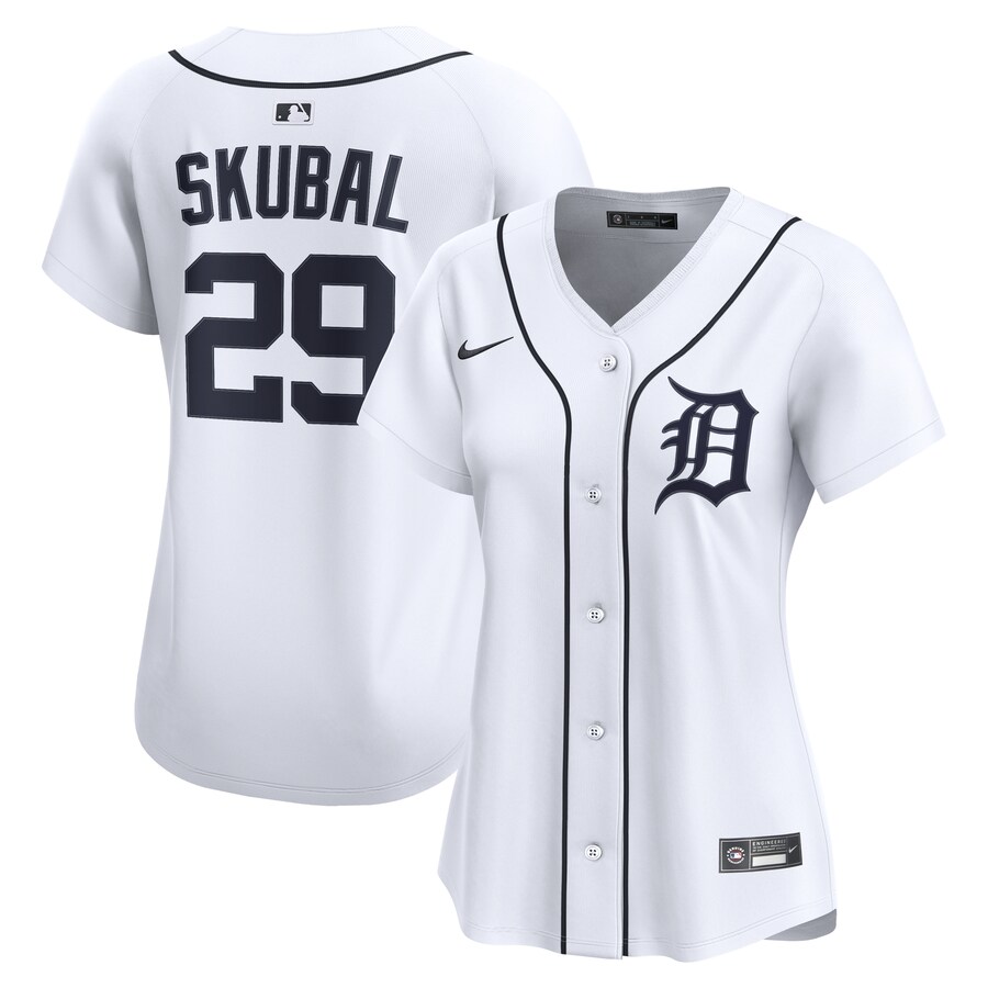 Women's Detroit Tigers Tarik Skubal Nike White Home Limited Player Jersey - Jersey