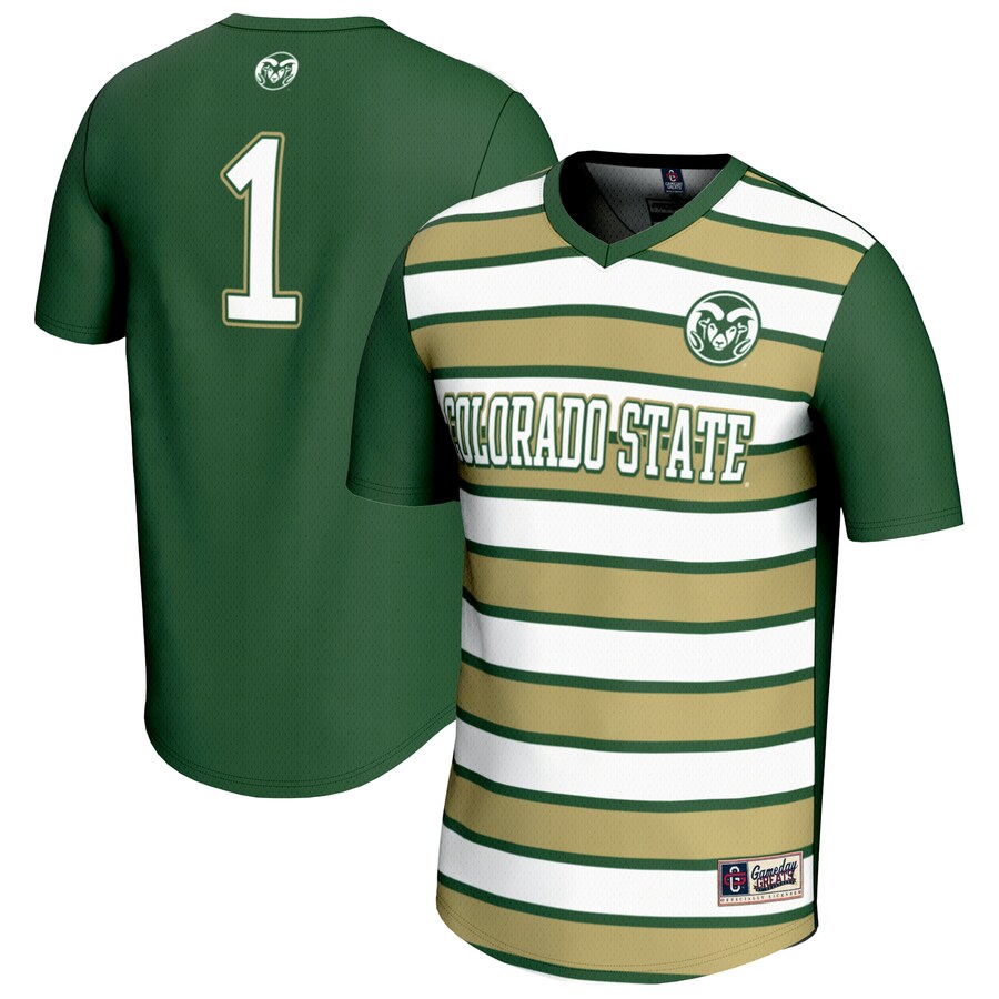 Unisex GameDay Greats #1 Green Colorado State Rams Lightweight Soccer Fashion Jersey - Jersey