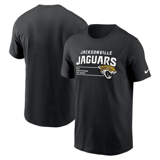 Men's Jacksonville Jaguars Black Division Essential T Shirt - Jersey