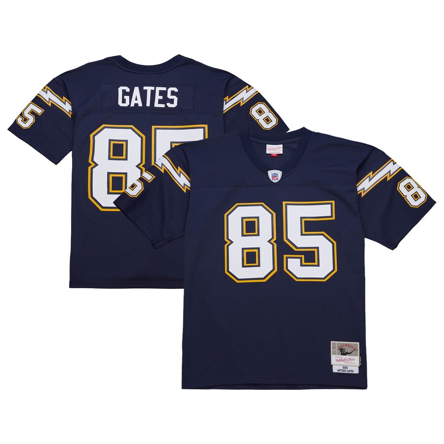 Men's Los Angeles Chargers Antonio Gates Mitchell & Ness Navy 2006 Legacy Replica Jersey - Jersey