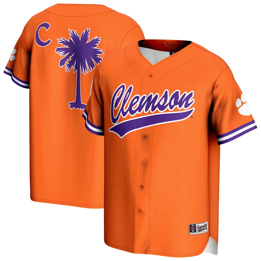 Youth GameDay Greats Orange Clemson Tigers Lightweight Baseball Jersey - Jersey