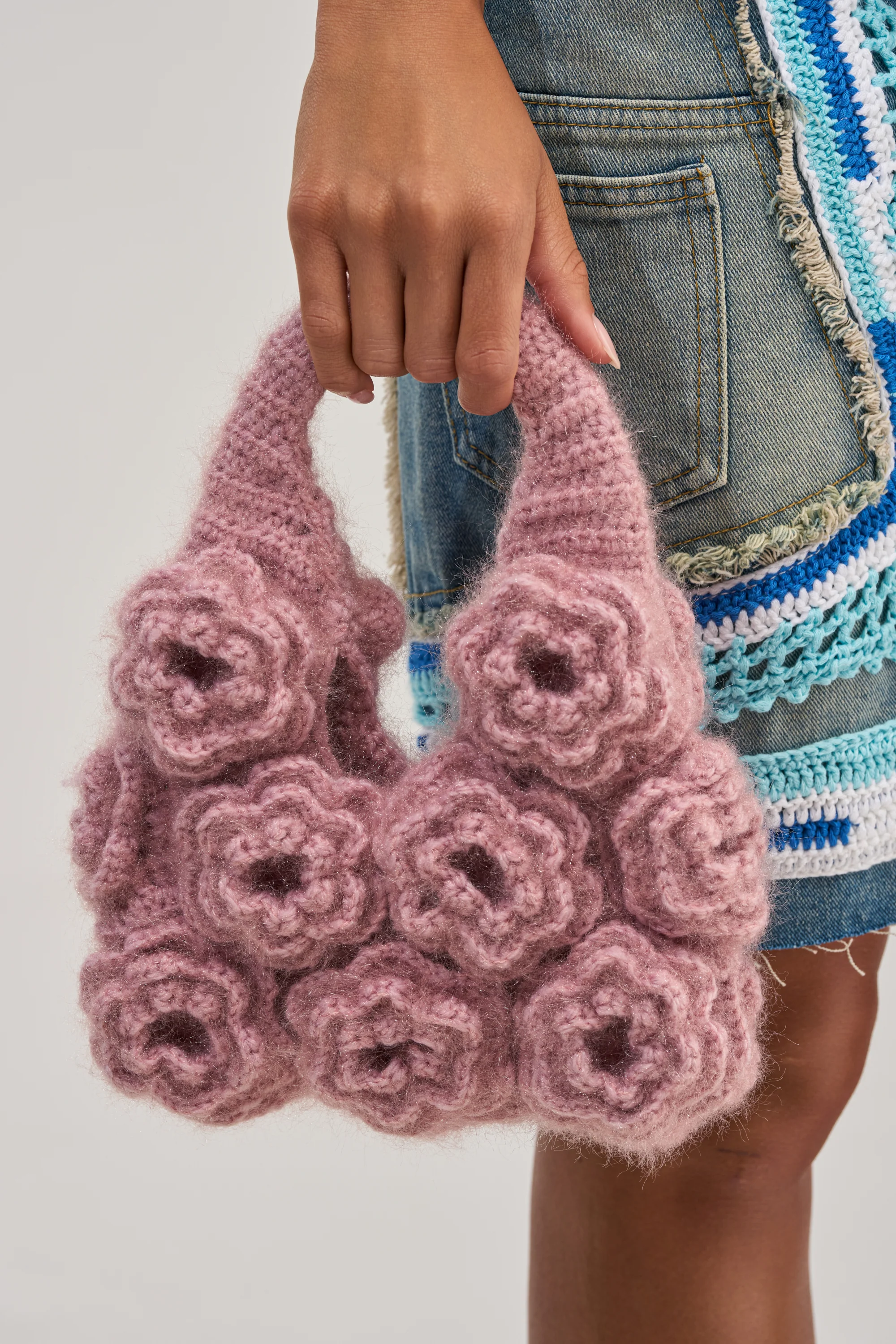 FLORETS CROCHET PURSE - Akira Wear