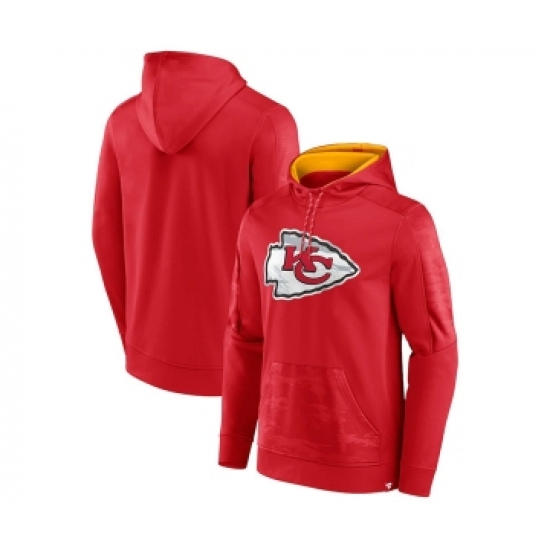 Men's Kansas City Chiefs Red On The Ball Pullover Hoodie - Jersey