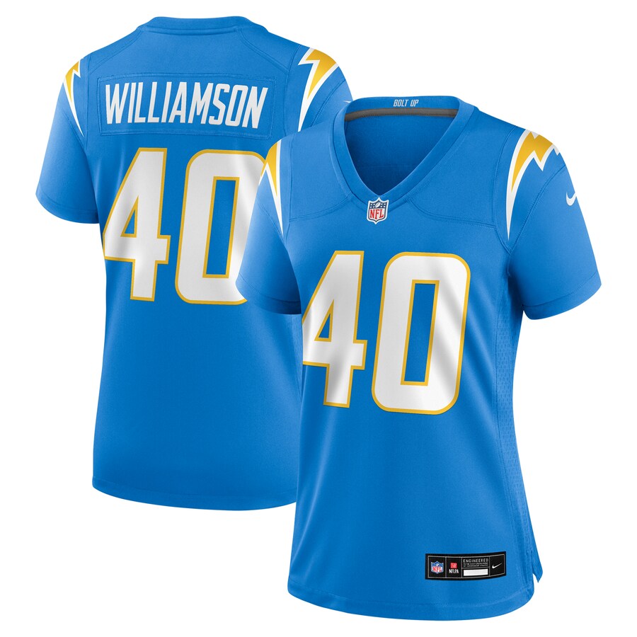Women's Los Angeles Chargers Kendall Williamson Nike Powder Blue Team Game Jersey - Jersey