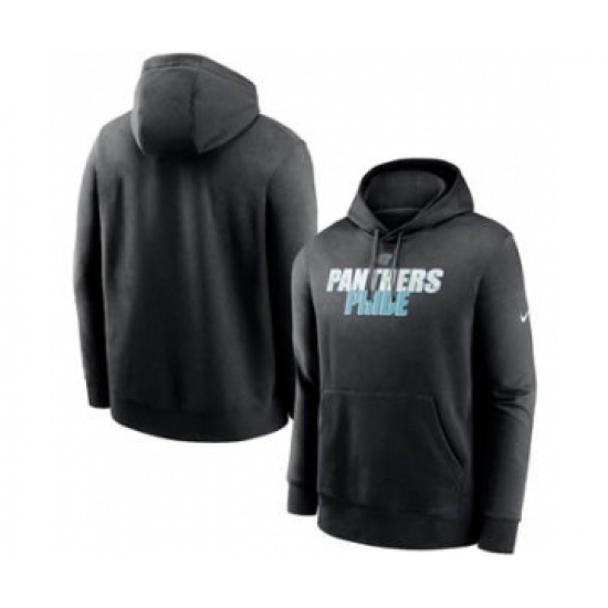 Men's Carolina Panthers Black Fan Gear Local Club Pullover Hoodie - Jersey