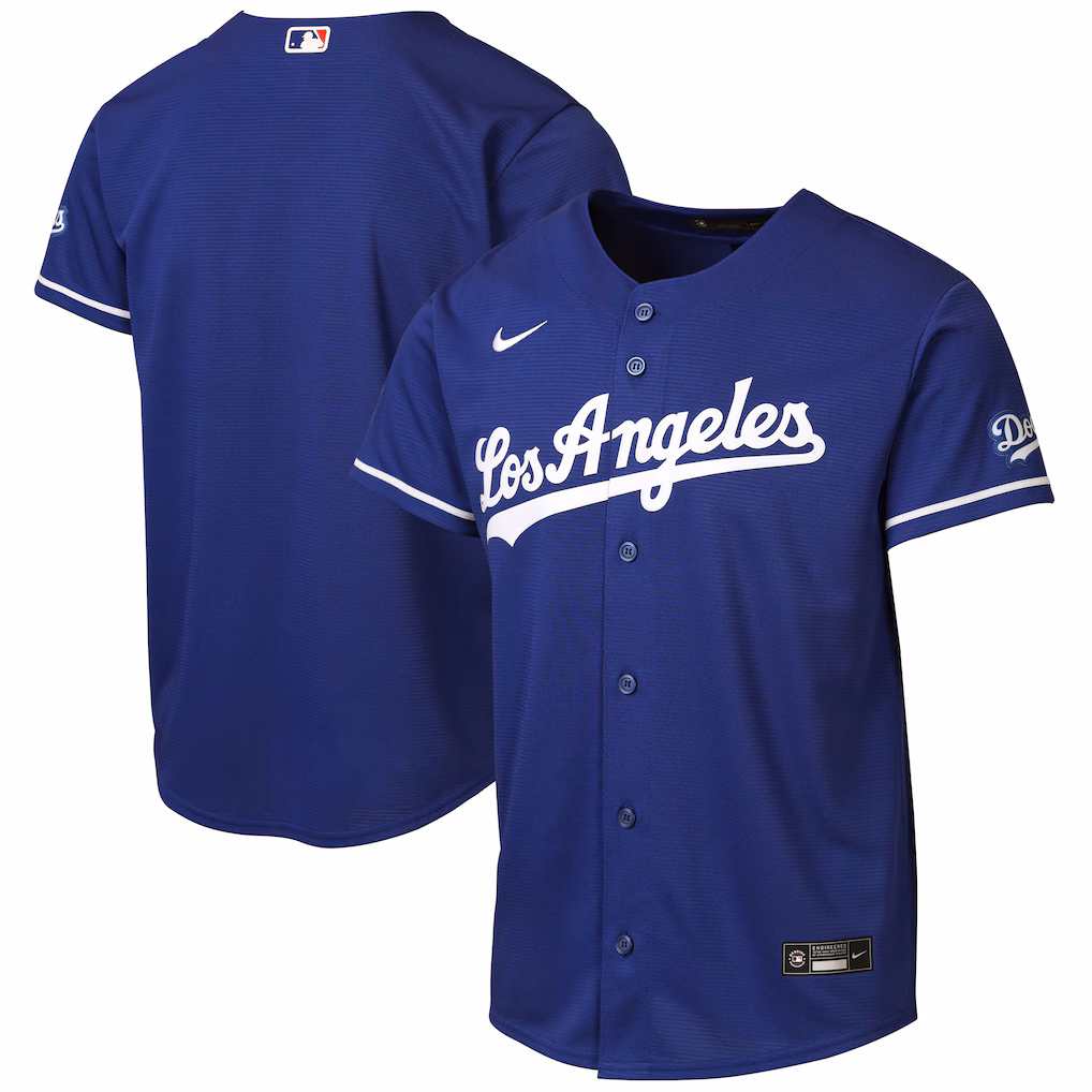 Youth Los Angeles Dodgers Nike Royal Alternate 2 Stadium Jersey - Jersey