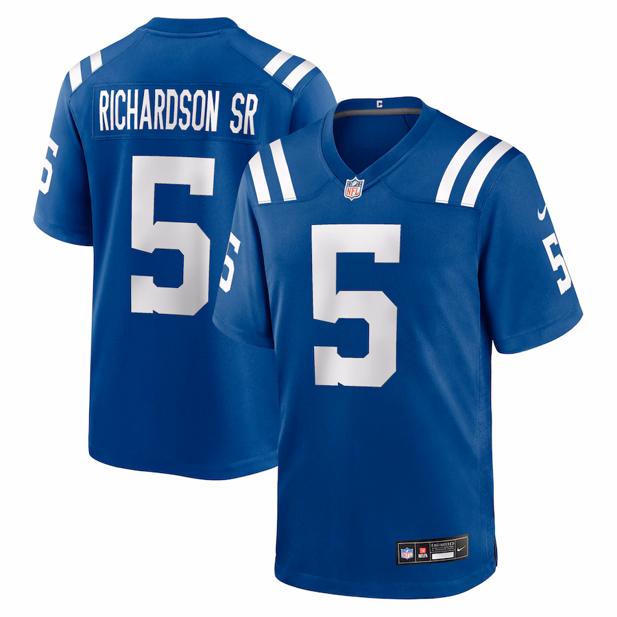 Men's Indianapolis Colts Anthony Richardson Sr. Nike Royal Team Game Jersey - Jersey