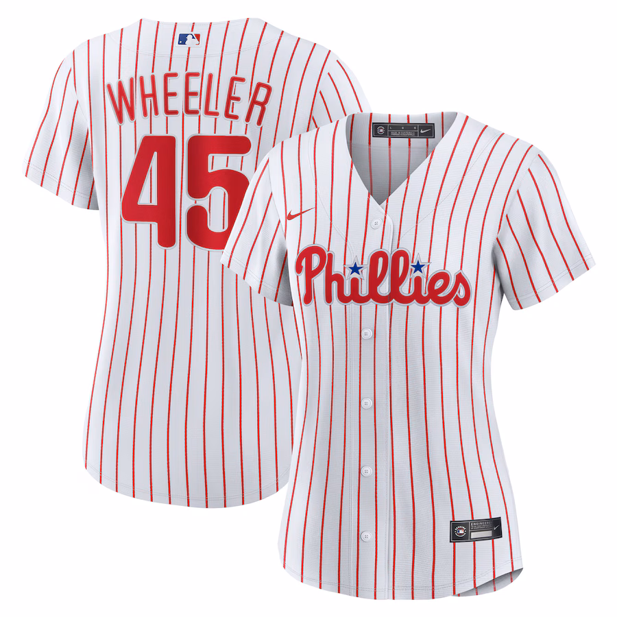 Women's Philadelphia Phillies Zack Wheeler Nike White Home Replica Jersey - Jersey