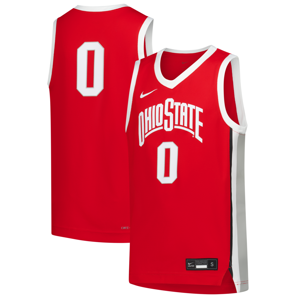 Youth Nike Scarlet Ohio State Buckeyes Replica Basketball Jersey - Jersey