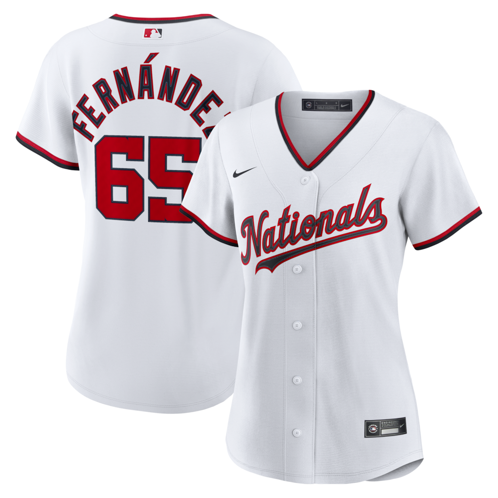 Women's Washington Nationals Julian Fernandez Nike White Home Replica Jersey - Jersey