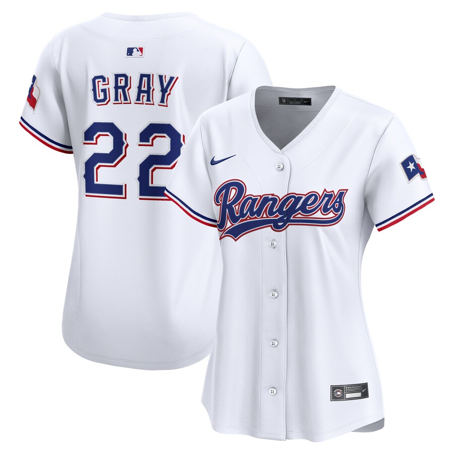 Women's Texas Rangers Jon Gray Nike White Home Limited Jersey - Jersey