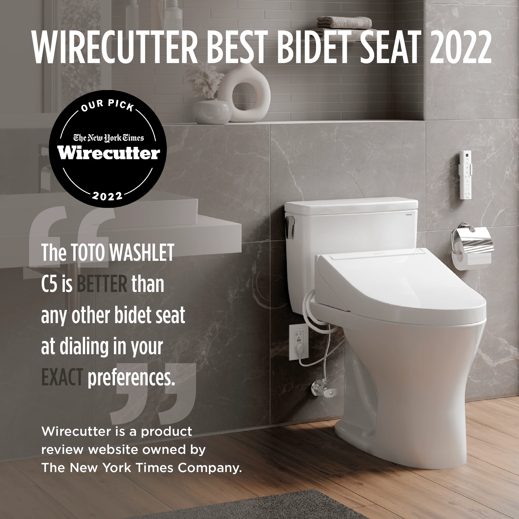 TOTO? WASHLET? C5 Electronic Bidet Toilet Seat with PREMIST and EWATER+ Wand Cleaning, Elongated, Sedona Beige - SW3084#12