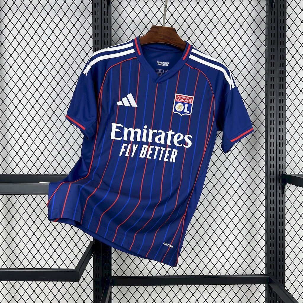 Olympique Lyonnais Soccer Jersey Away Custom Shirt 2025-26 - Jersey