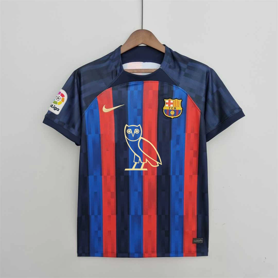 Barcelona Home Owl Version Soccer Jersey Custom Shirt 2022/23 - Jersey
