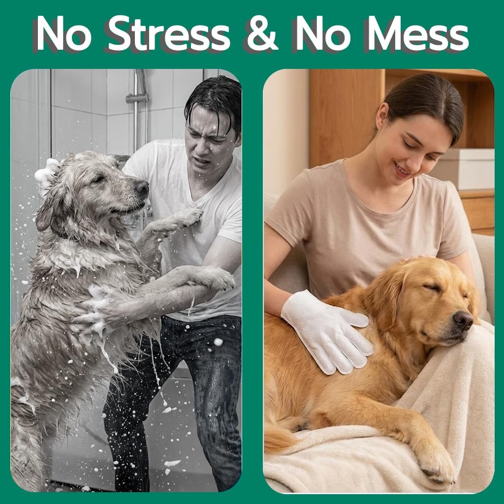Pet Washing Glove Wipes