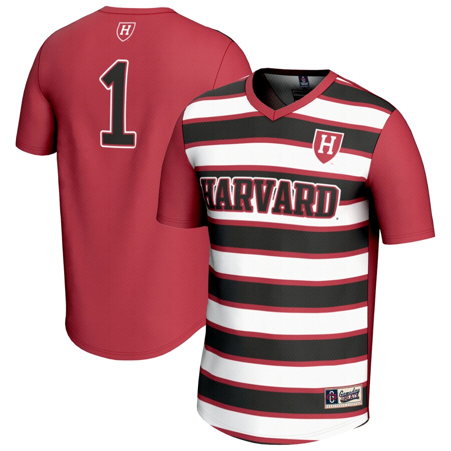 Unisex GameDay Greats #1 Crimson Harvard Crimson Lightweight Soccer Fashion Jersey - Jersey