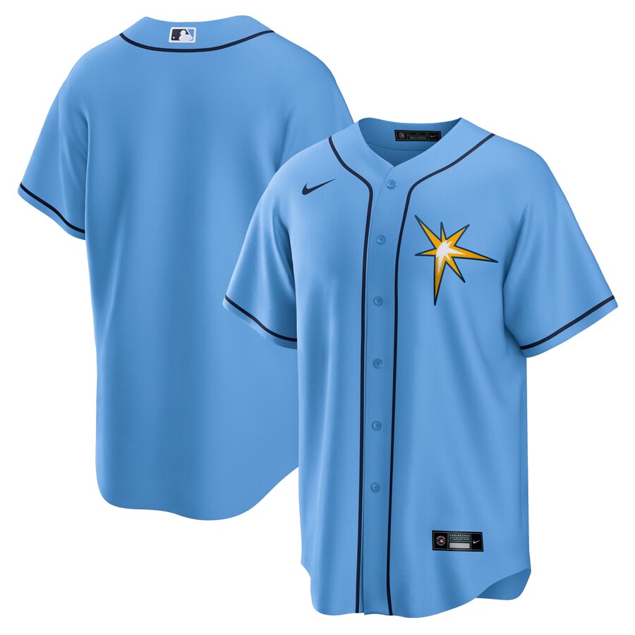 Men's Tampa Bay Rays Nike Light Blue Spring Training Replica Team Jersey - Jersey