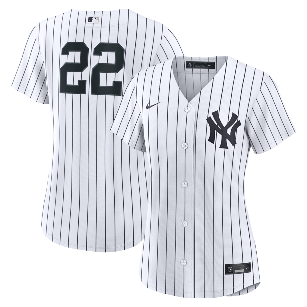 Women's New York Yankees Ben Rice Nike White Home Replica Jersey - Jersey