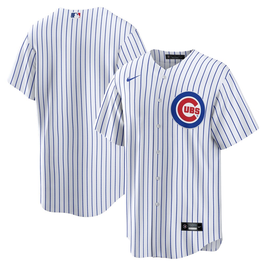 Men's Chicago Cubs Nike White Home Big & Tall Replica Jersey - Jersey