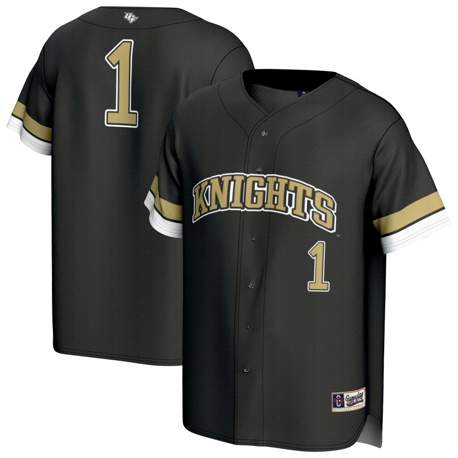 Youth GameDay Greats Black UCF Knights Collegiate Baseball Fashion Jersey - Jersey