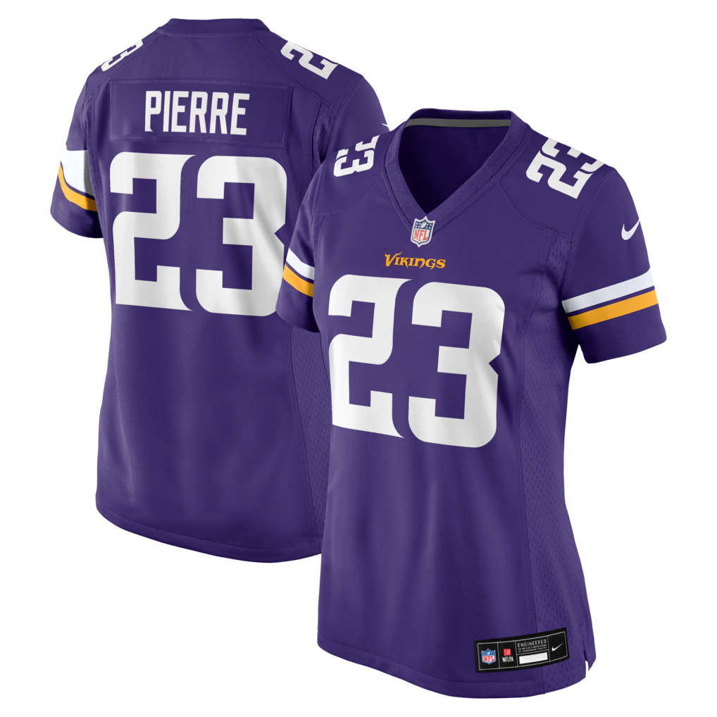 Women's Minnesota Vikings James Pierre Nike Purple Team Game Jersey - Jersey