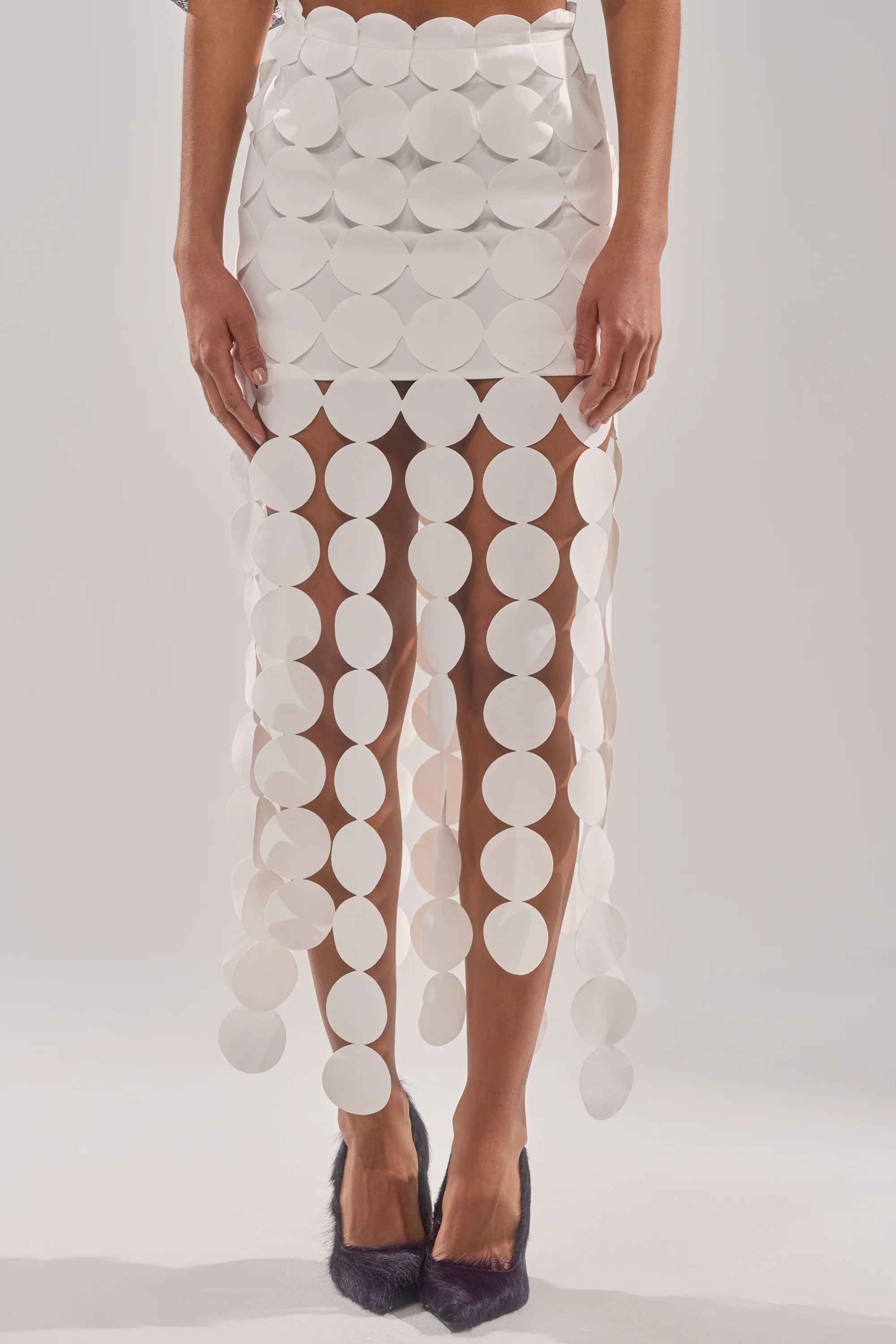 ROYALTY CIRCLE CUT OUT MAXI SKIRT - Akira Wear
