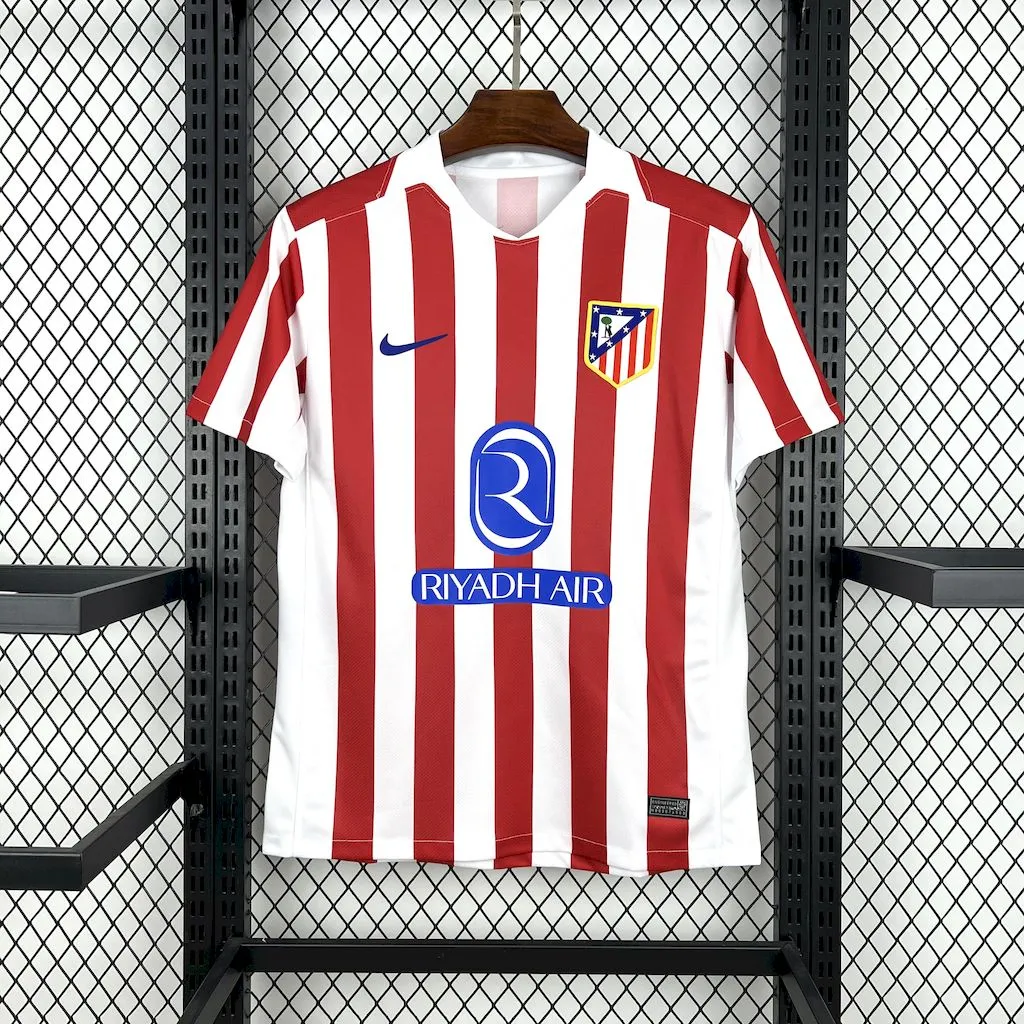 Atletico Madrid Soccer Jersey Home Custom Shirt 2025/26 - Jersey