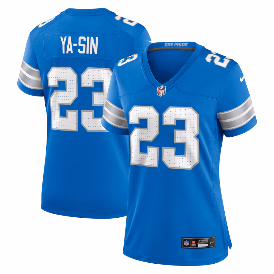 Women's Detroit Lions Rock Ya-Sin Nike Blue Team Game Jersey - Jersey