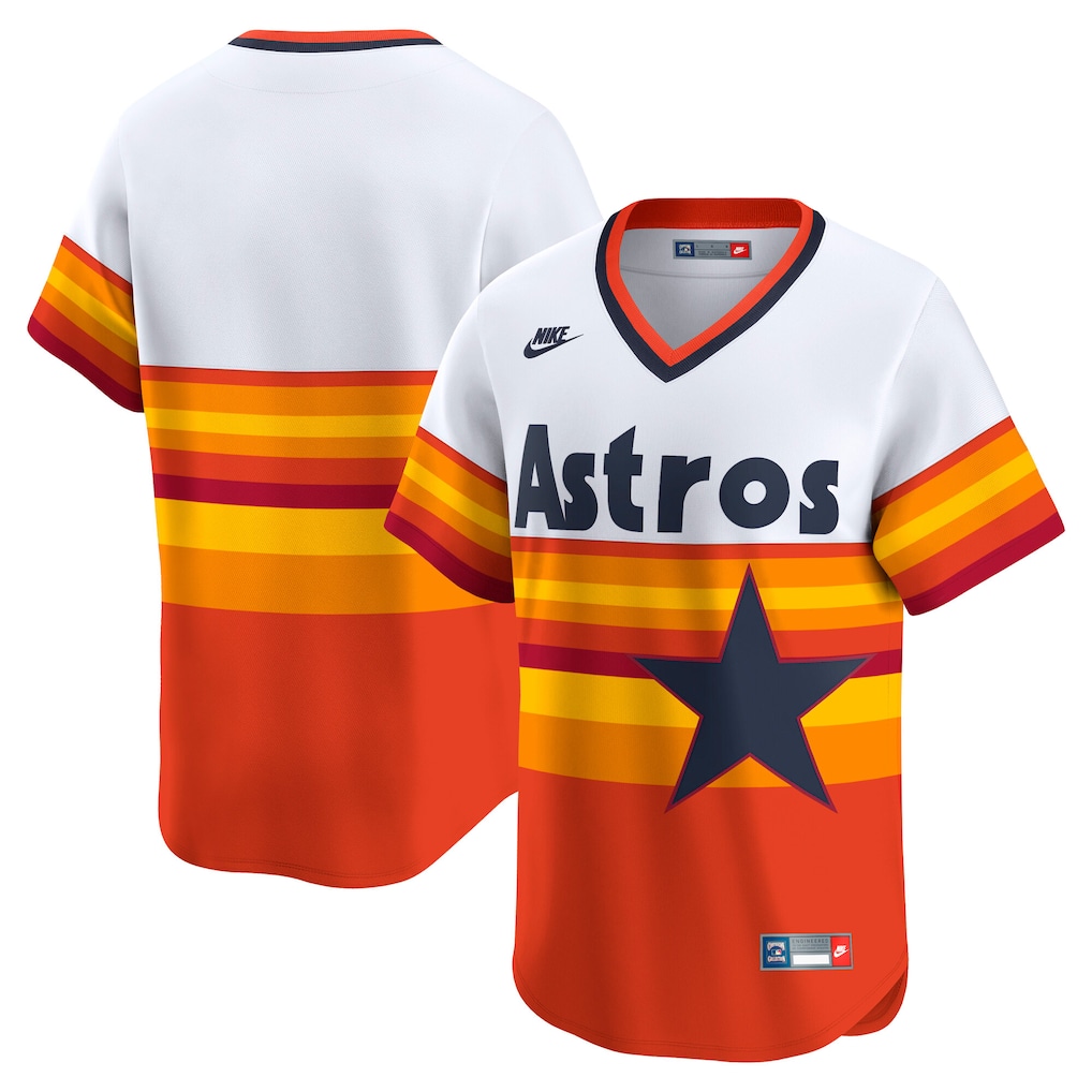 Men's Houston Astros Nike White Cooperstown Collection Limited Jersey - Jersey