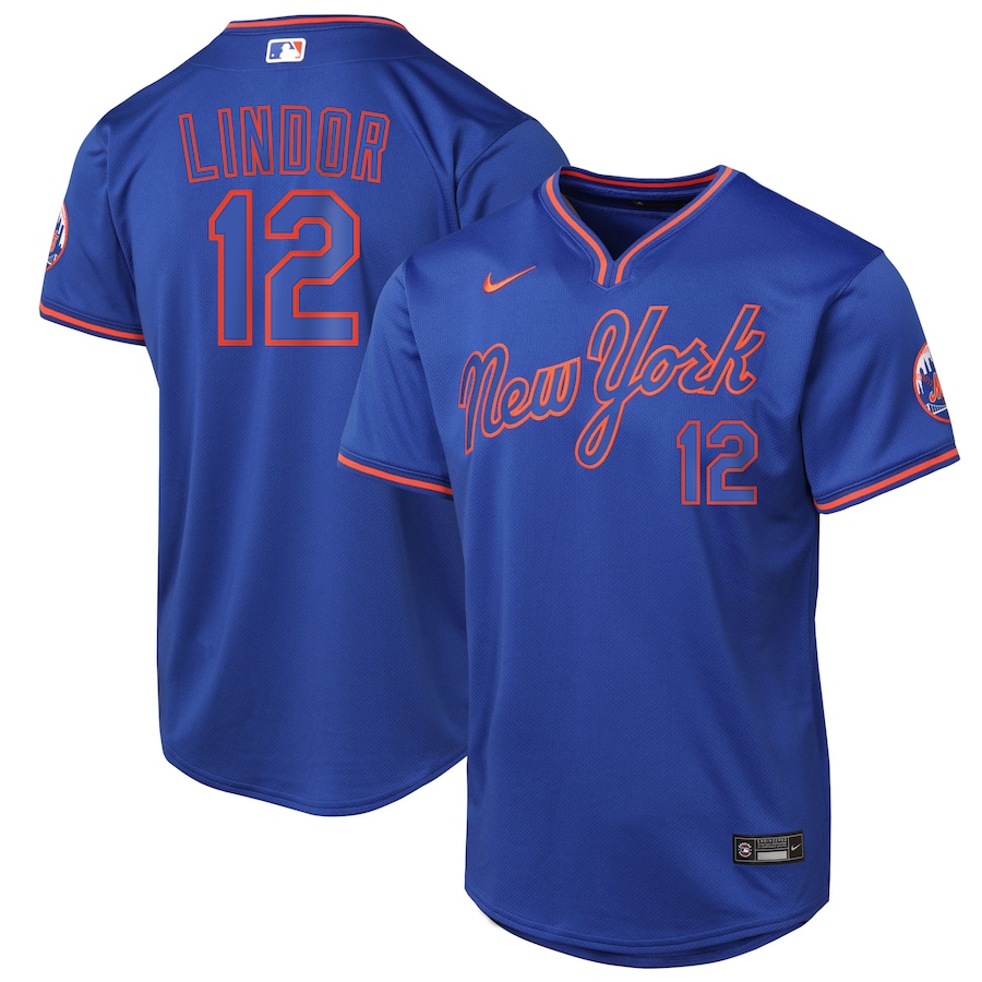 Youth New York Mets Francisco Lindor Nike Royal Alternate Limited Player Jersey - Jersey