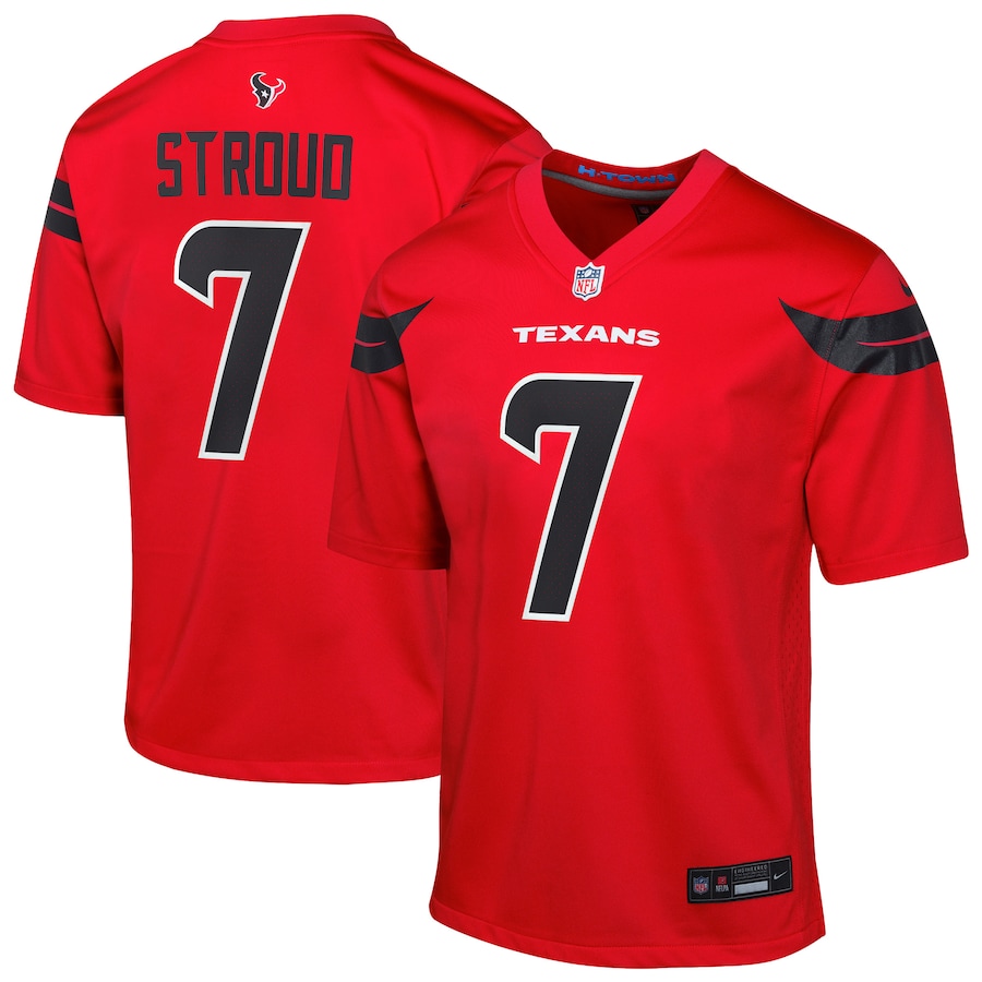Youth Houston Texans C.J. Stroud Nike Red Game Jersey - Jersey