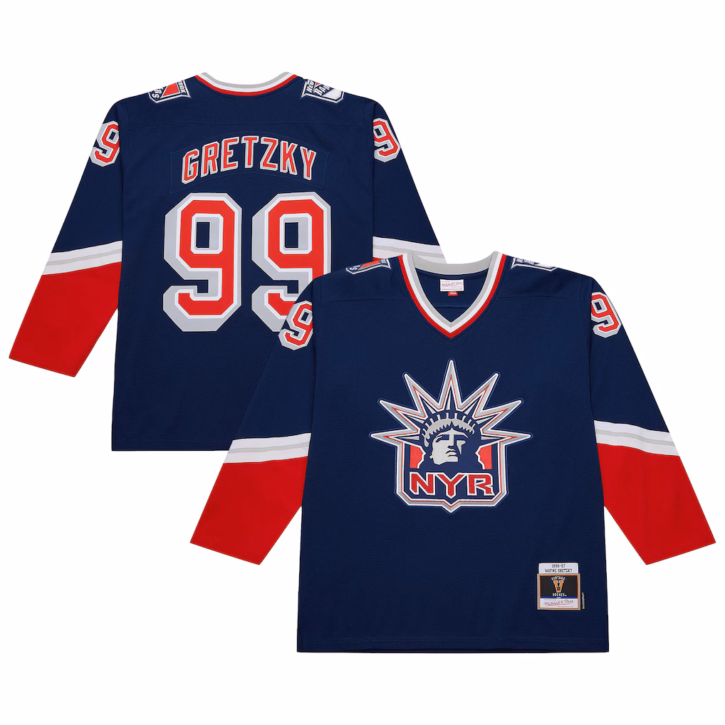Youth New York Rangers Wayne Gretzky Mitchell & Ness 1996/97  Power Play Player Jersey - Jersey