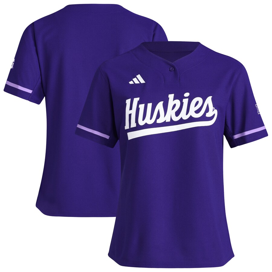 Women's adidas  Purple Washington Huskies Replica Softball Jersey - Jersey