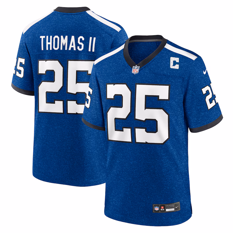 Men's Indianapolis Colts Rodney Thomas II Nike Blue Alternate Game Jersey - Jersey