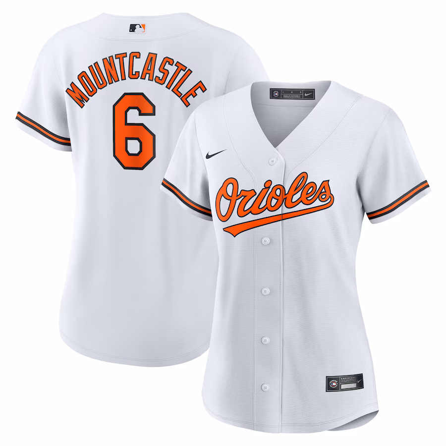 Women's Baltimore Orioles Ryan Mountcastle Nike White Home Replica Jersey - Jersey