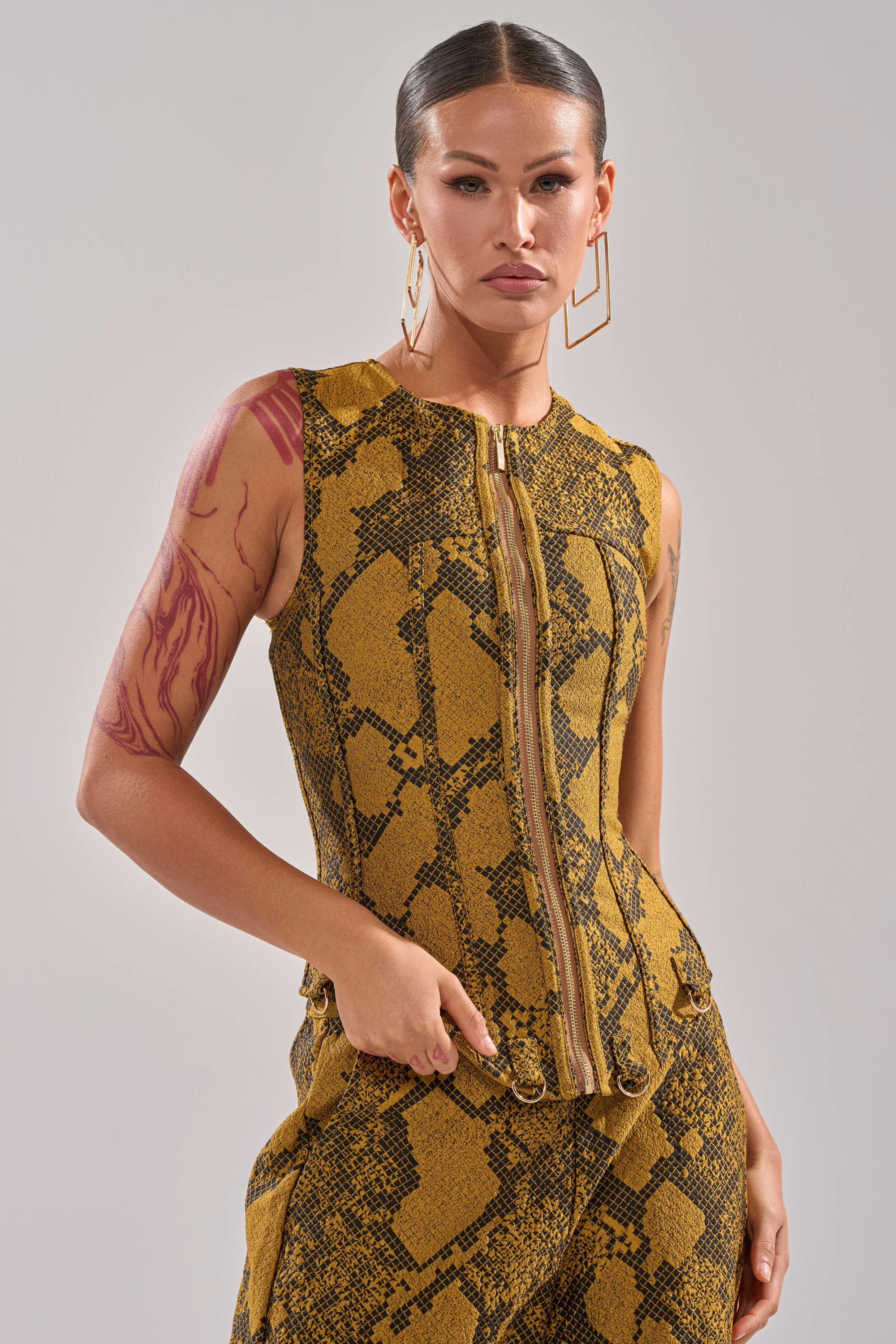 SEXY LITTLE THANG SNAKE CORSET - Akira Wear