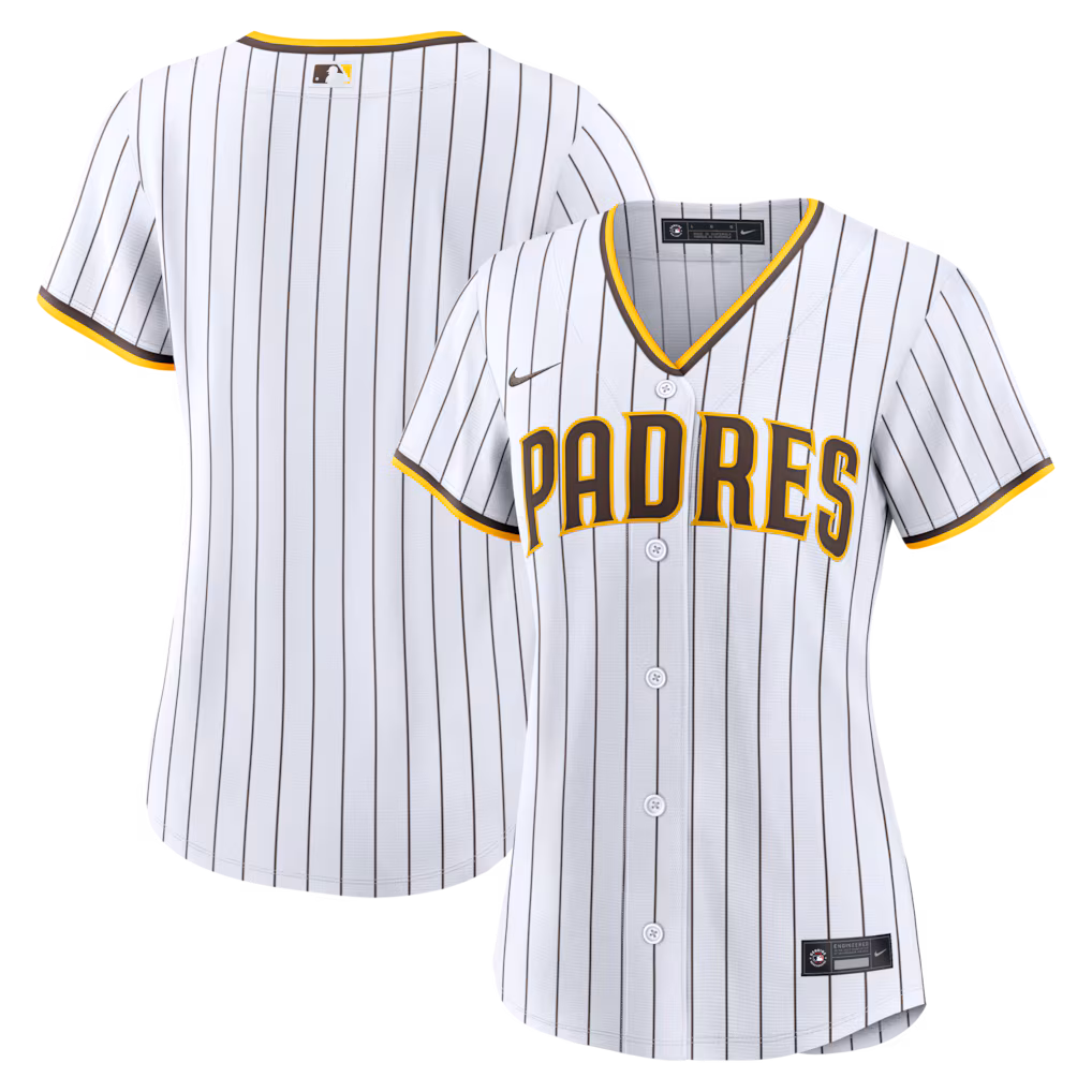 Women's San Diego Padres Nike White Home Replica Jersey - Jersey