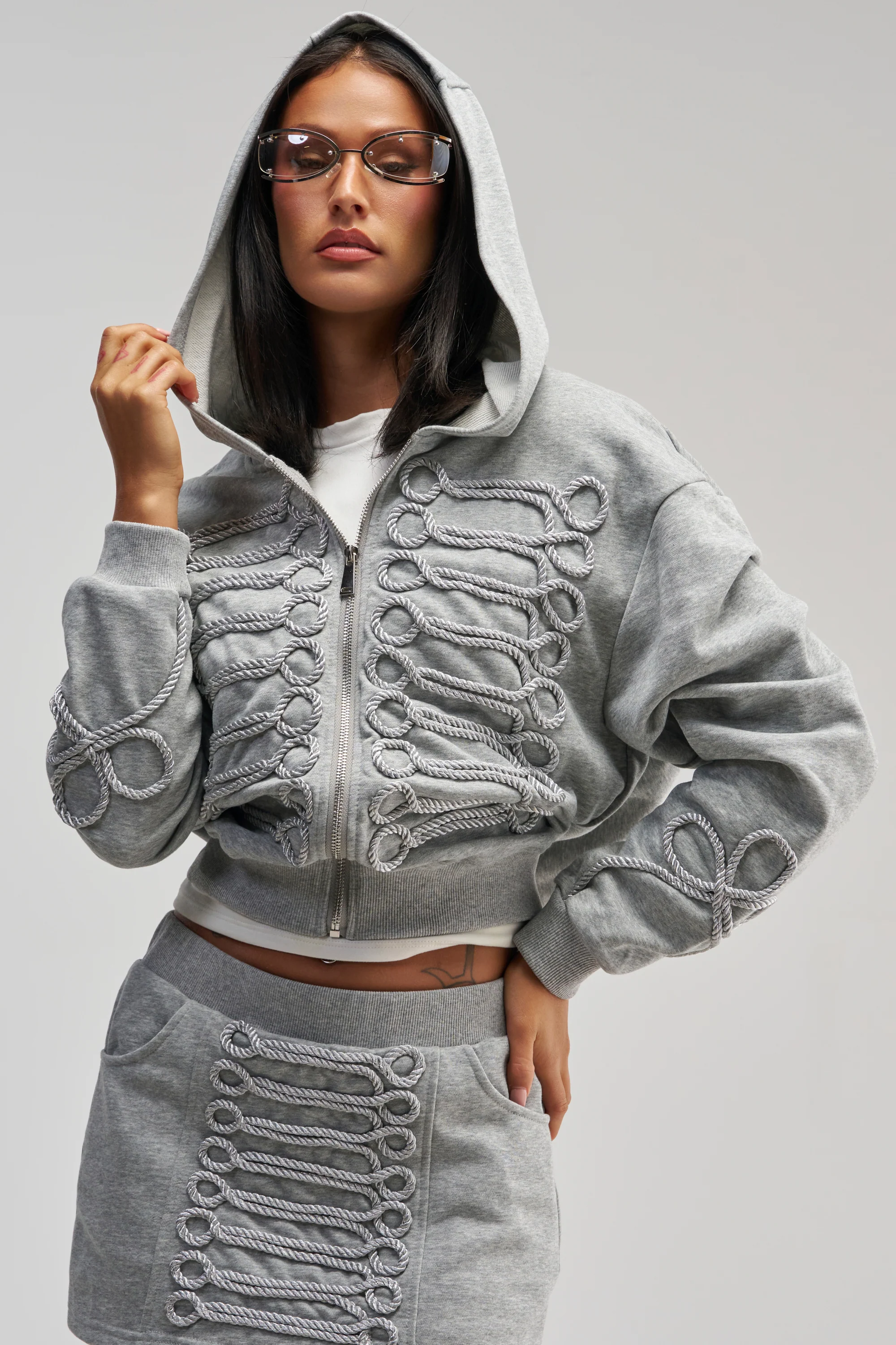 JORDY FRENCH TERRY ZIP UP SWEATSHIRT - Akira Wear