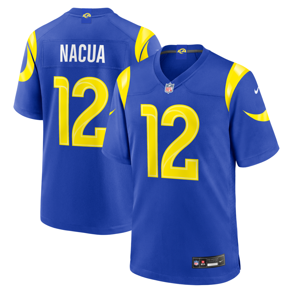 Men's Los Angeles Rams Puka Nacua Nike Royal Team Game Player Jersey - Jersey