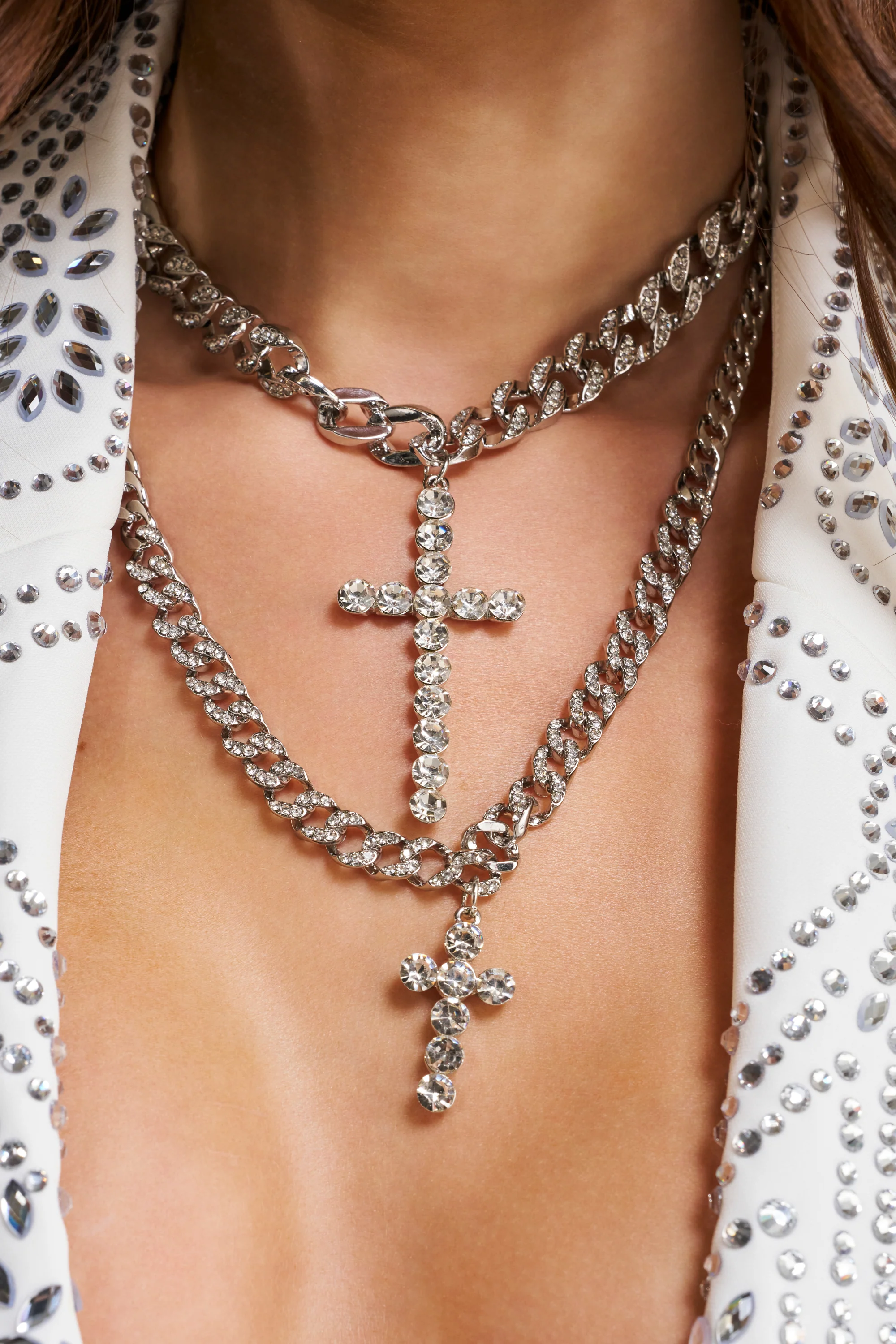 ICED OUT NECKLACE SET - Akira Wear