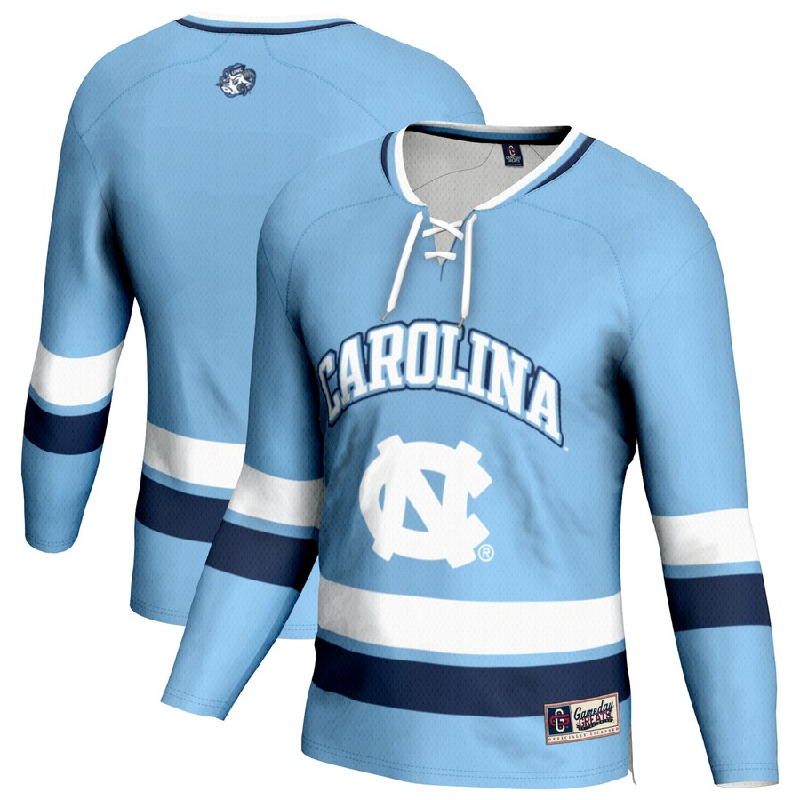 Youth GameDay Greats Light Blue North Carolina Tar Heels Hockey Jersey - Jersey