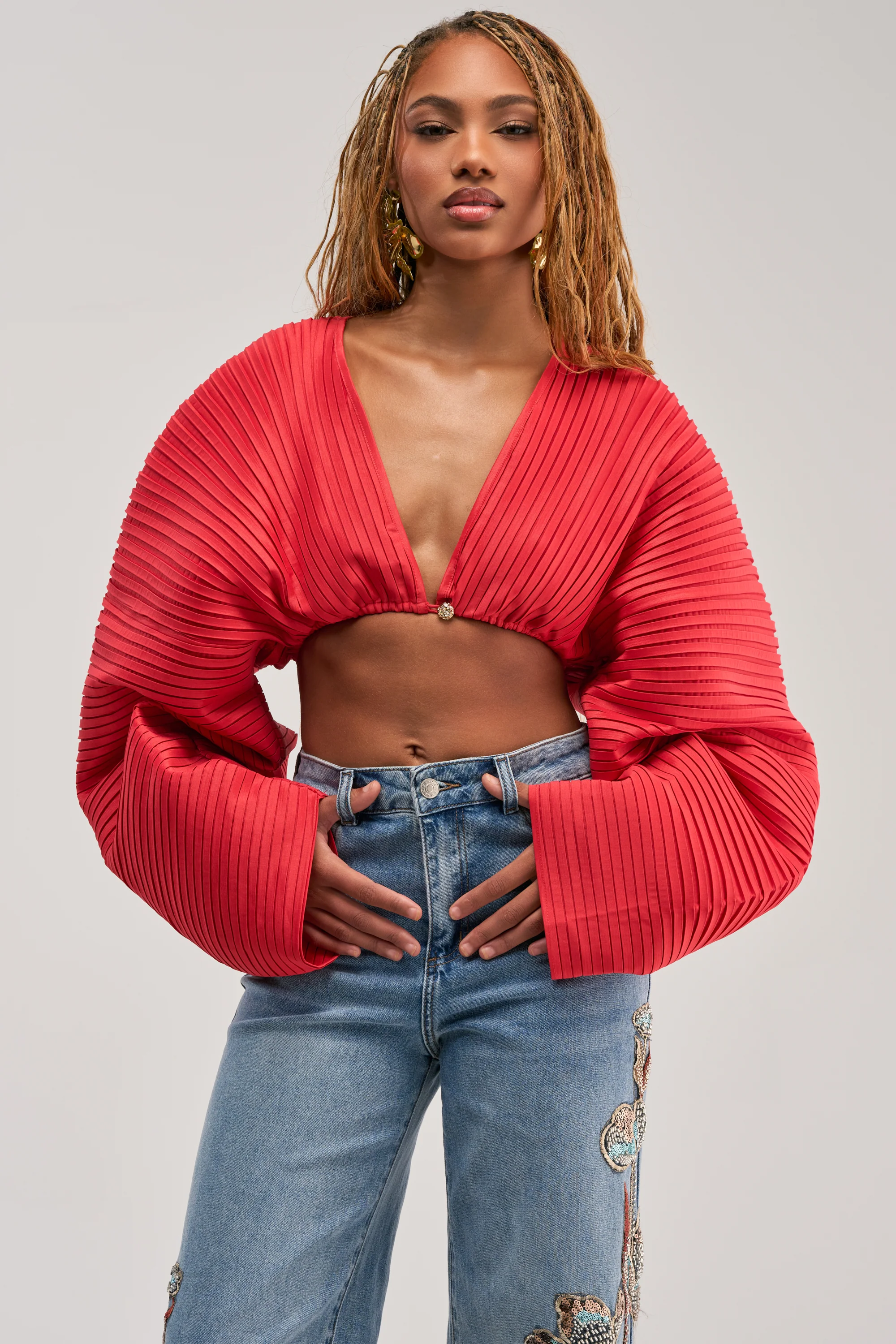 FIANA LONG SLEEVE BLOUSE - Akira Wear